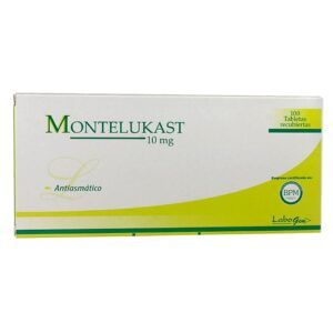 MONTELUKAST 10 MG CAJA X 100 TAB