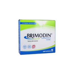 BRIMODIN 600MG ACETILCISTEINA EFERVESCENTE X20