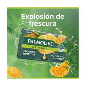 JABÓN PALMOLIVE MANDARINA Y ROMERO X 110 G
