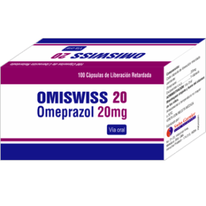 OMISWISS 20 OMEPRAZOL CAJA X 100 CAPS