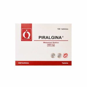 PIRALGINA 500 MG METAMIZOL SODICO X 100 TAB