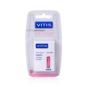 SEDA DENTAL SUAVE VITIS FLÚOR Y MENTA (ROSADO)- DISPEN 50 M