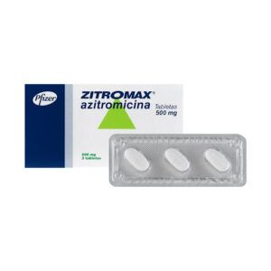 ZITROMAX 500 MG - CAJA X 3 TABLETAS