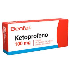KETOPROFENO 100 MG TABLETAS RECUBIERTAS