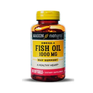 OMEGA 3 FISH OIL MASON CÁPSULAS BLANDAS FCO X 60 UNID