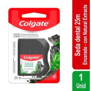 HILO DENTAL COLGATE NATURAL EXTRACTS CARBÓN DISPENSADOR 25M
