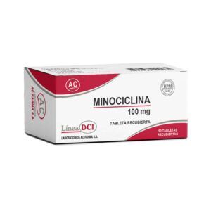 MINOCICLINA 100 MG AC FARMA X 50 TAB RECUB|