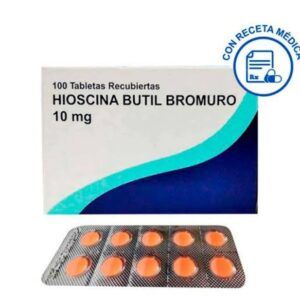 HIOSCINA BUTIL BROMURO 10MG CAJA X 100 TAB
