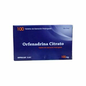 ORFENADRINA 100MG TABLETA