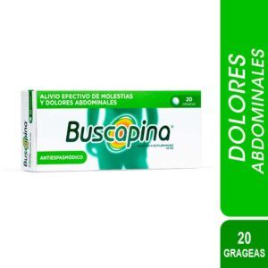 BUSCAPINA HIOSCINA N-BUTILBROMURO X 20 GRAGEAS